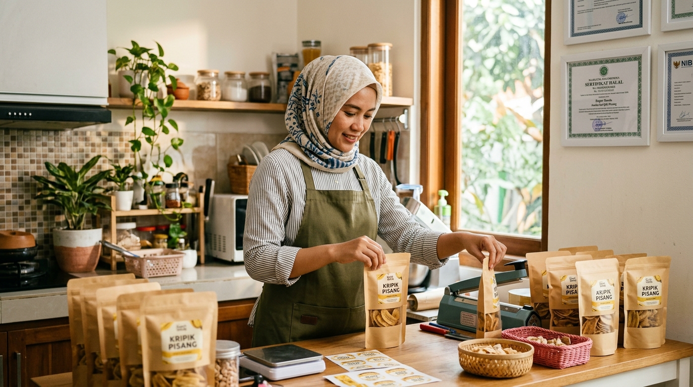 Sampul artikel: Studi Kasus, Brand Snack UMKM Dari Rumahan ke Marketplace