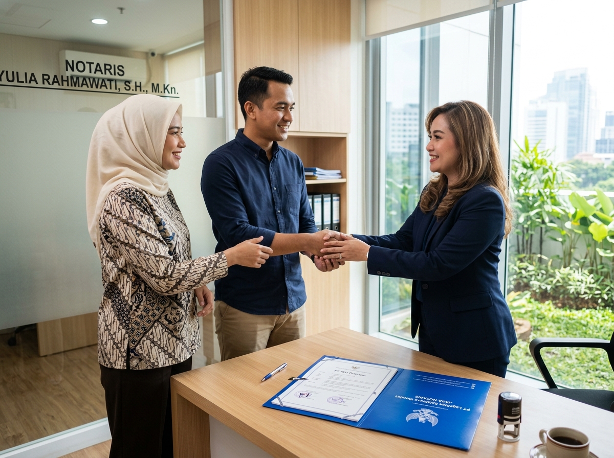 Momen konsultasi Pendirian PT di kantor Legatara
