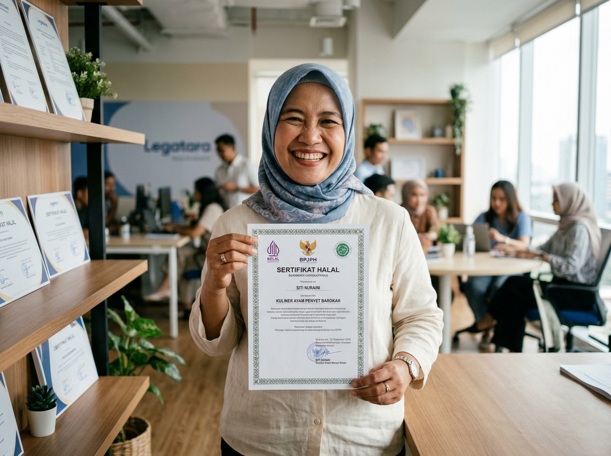 Momen konsultasi Sertifikasi HALAL di kantor Legatara